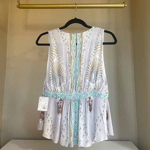 Free People The Siren Top in ivory, size xs. NWT - Picture 3 of 6